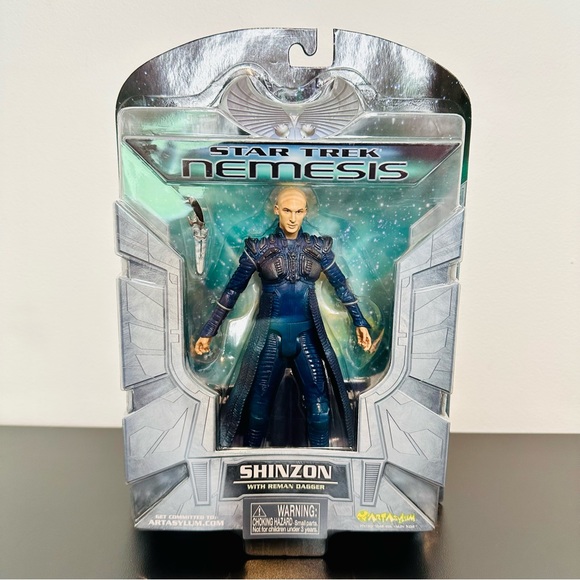 Star Trek Nemesis Shinzon with Reman Dagger Art Asylum 2002 Figure NEW - SEALED! - Picture 2 of 8